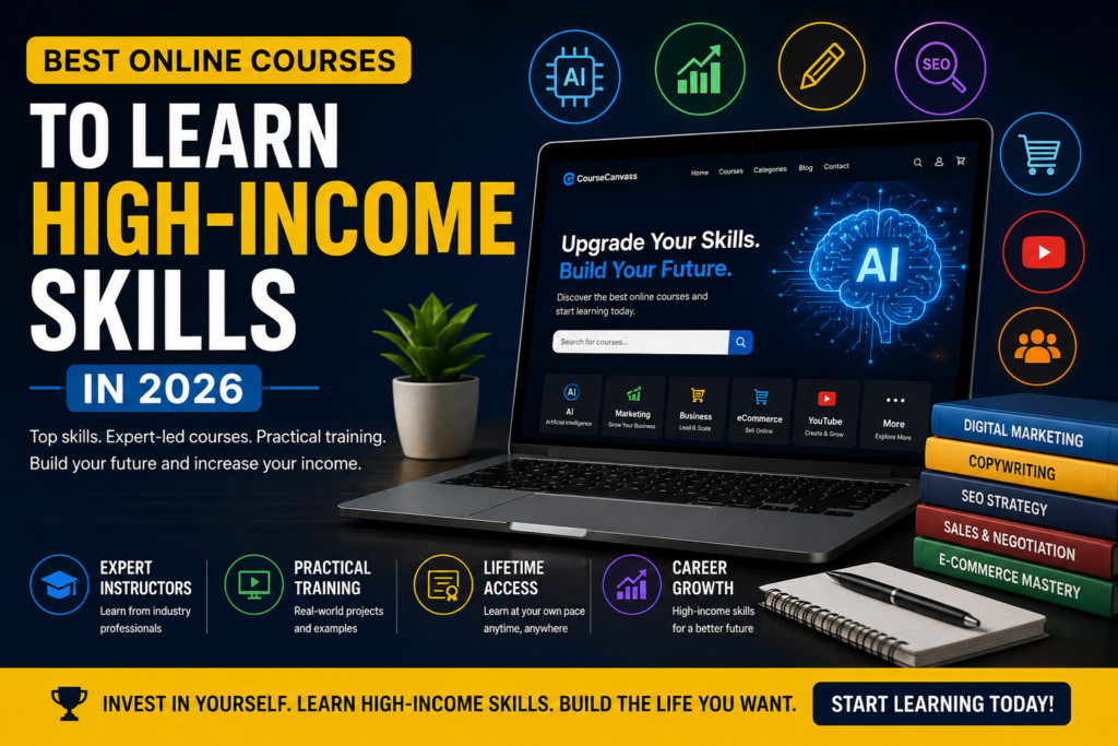 Best online courses to learn high-income skills in 2026