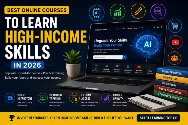 Best online courses to learn high-income skills in 2026