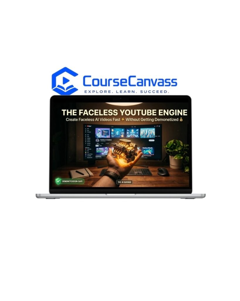 The AI Garage-The Faceless YouTube Engine Cover