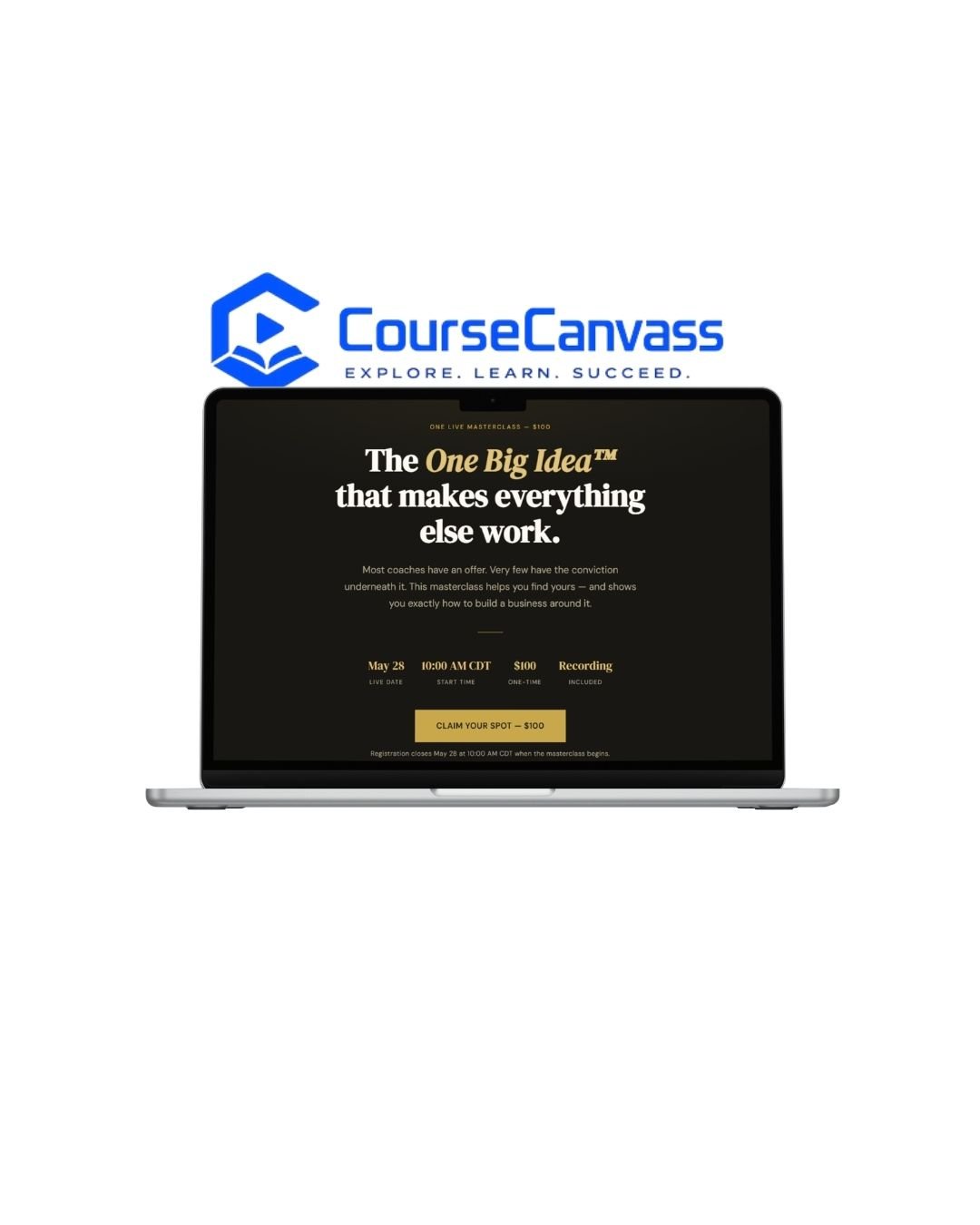 Jon Brosio – One Big Idea Masterclass (2026) Cover