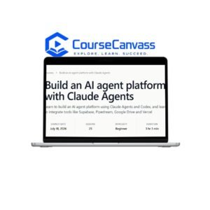 Gregory John - Build an AI agent platform with Claude Agents Cover
