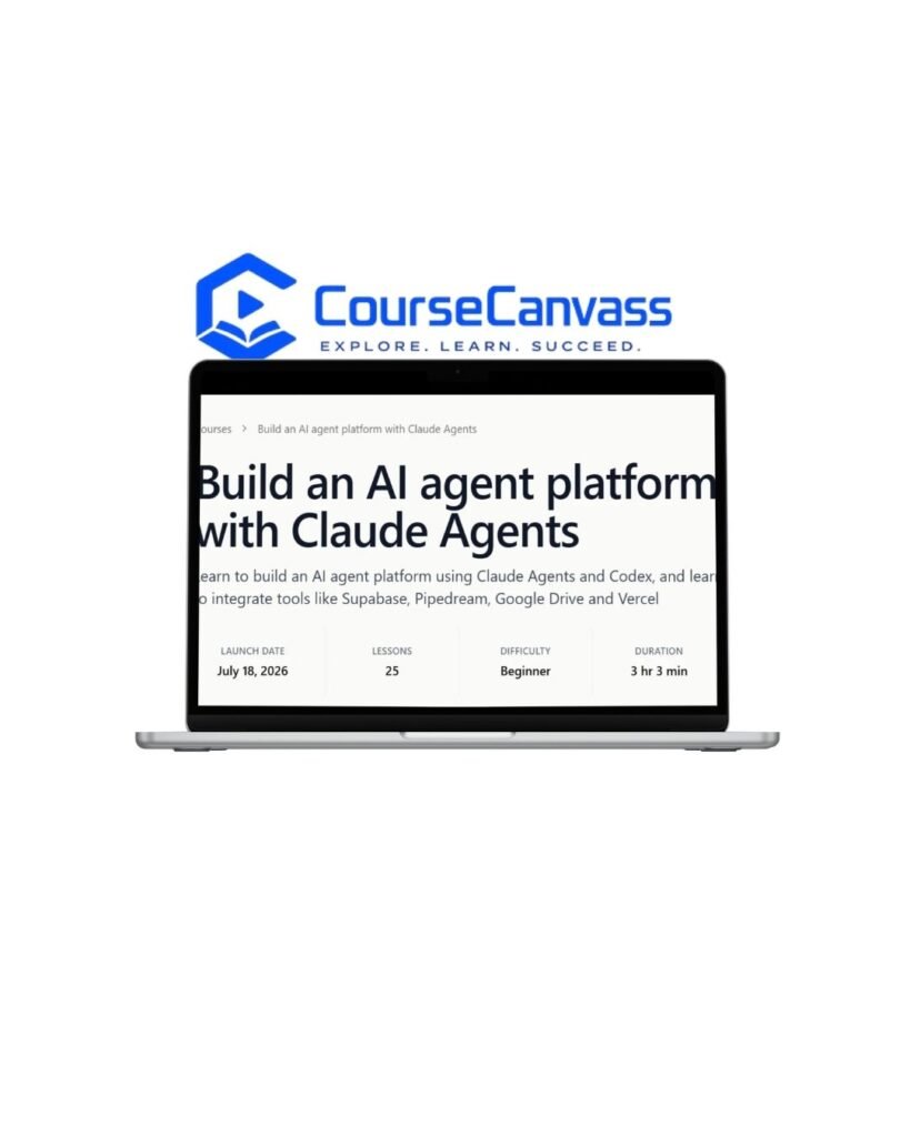 Gregory John - Build an AI agent platform with Claude Agents Cover