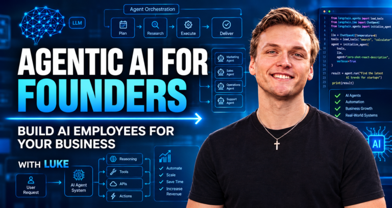 What Is Agentic AI for Founders and How Do AI Agents Work? Cover