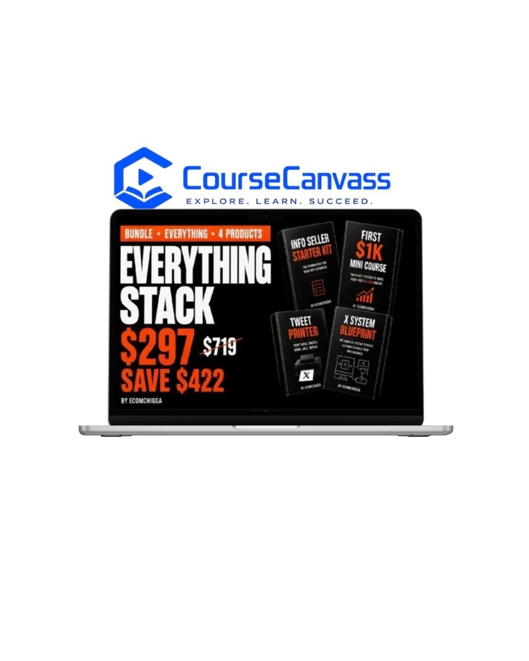 EcomChigga Courses Bundle (INFO SELLER STARTER KIT + FIRST $1K MINI COURSE (2026) Cover