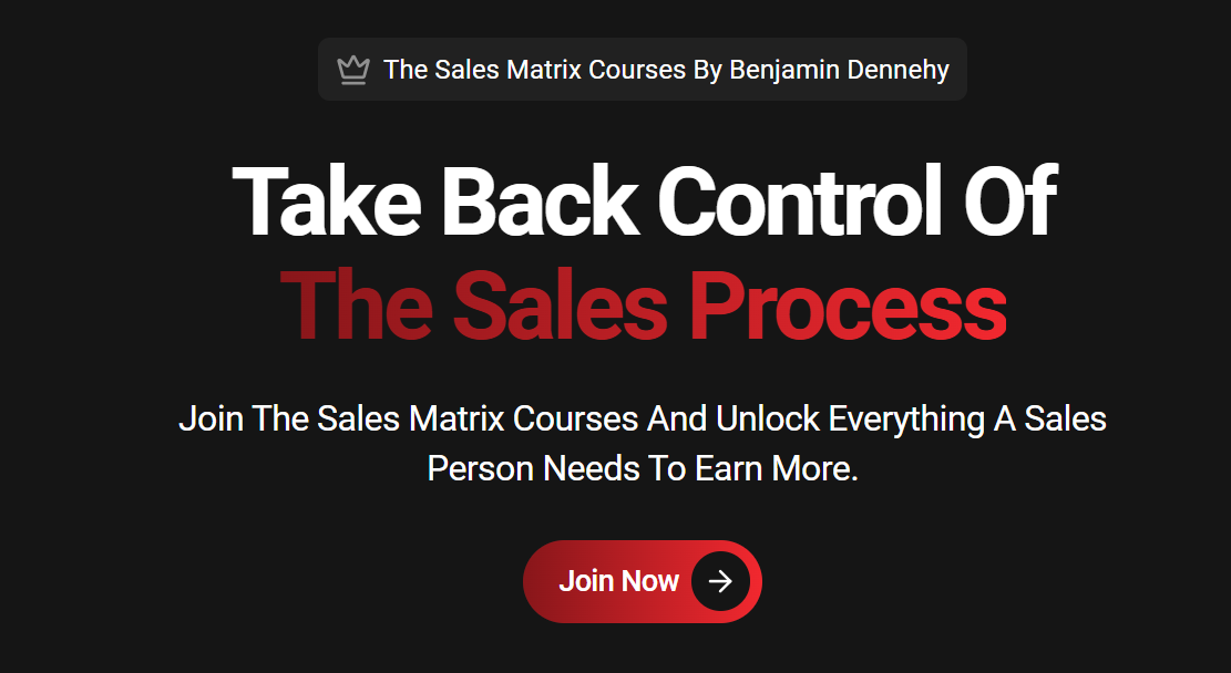 What Can You Learn From Benjamin Dennehy’s The Sales Matrix? Cover