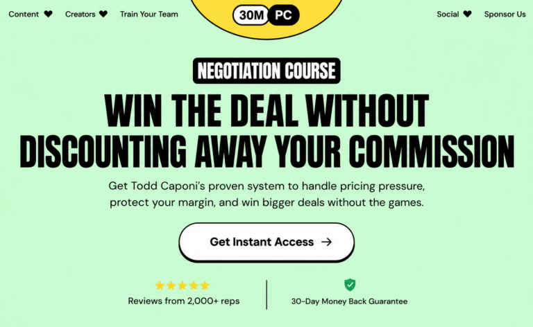 How Does 30MPC’s Four Levers Negotiating Framework Help Sellers Handle Price Pressure? Cover