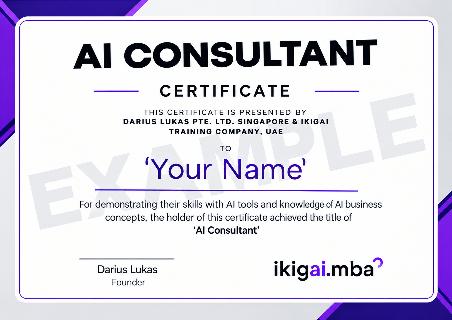 Darius Lukas – The One-Man AI Consulting Agency 2026 Cover