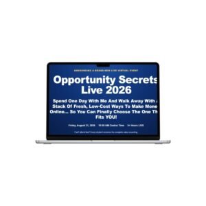 Duston McGroarty - Opportunity Secrets Live 2026 Cover